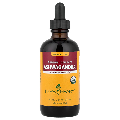 Herb Pharm, ашваганда, без спирта, 120 мл