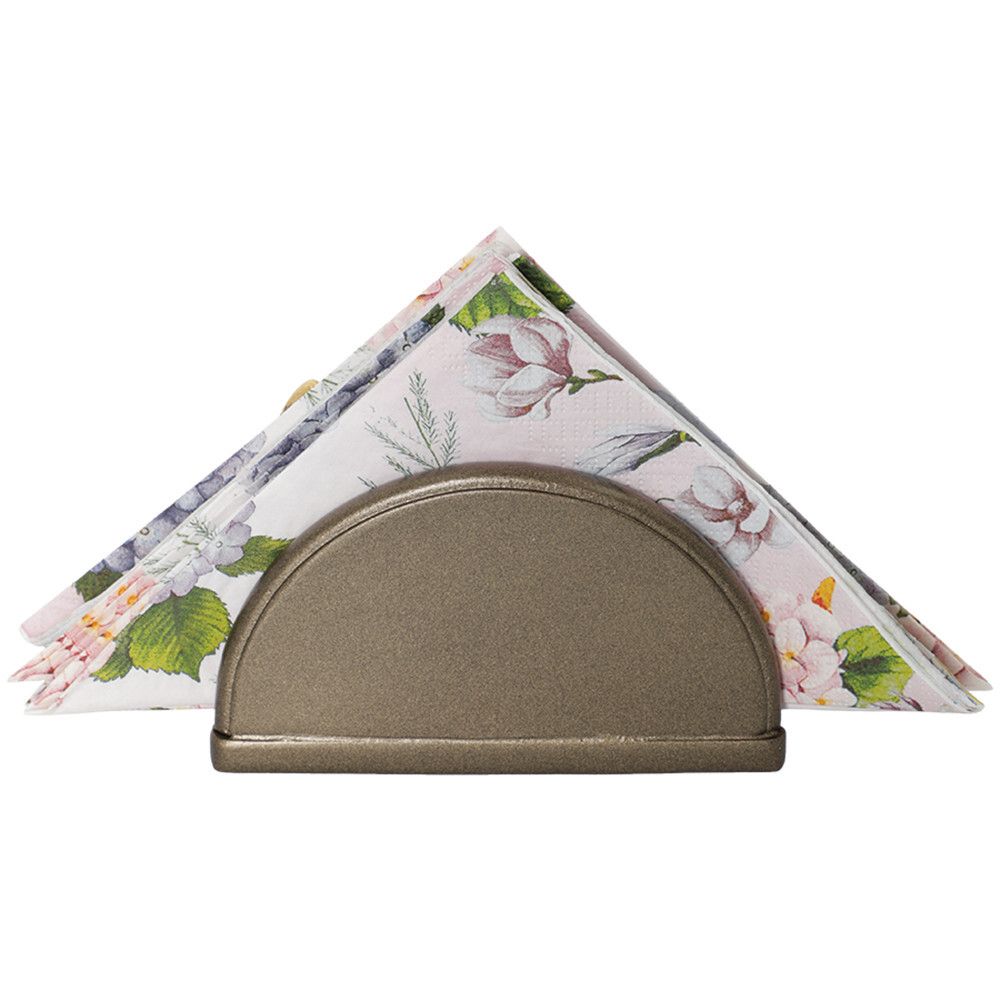 Сувенир Салфетница Орхидея Мильтония Бронза