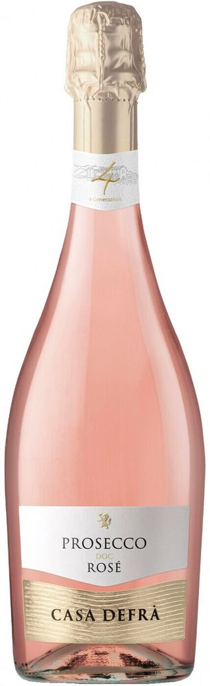 Игристое вино Casa Defra Prosecco Rose, 0,75 л.