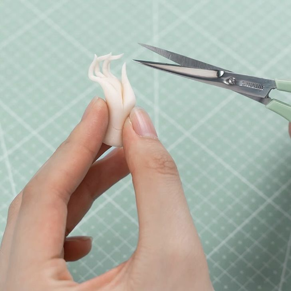 Ножницы для сахарной флористики и цветоделия острые с прямыми лезвиями