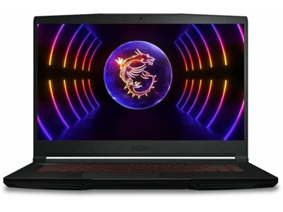 Ноутбук 15,6" MSI GF63 Thin 12UC-1094XRU Core i5 12450H/8Gb/512Gb SSD/NV RTX3050 4Gb/15.6" FullHD/DOS Черный (9S7-16R821-1094)