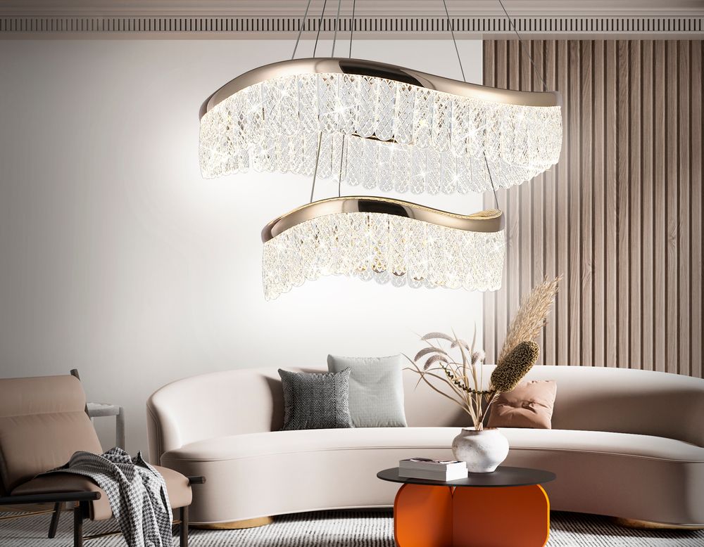 Ambrella Подвесной светодиодный светильник с хрусталем Traditional TR49728