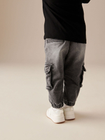 Джинсы карго для мальчика Next 206-305, Темно-серый