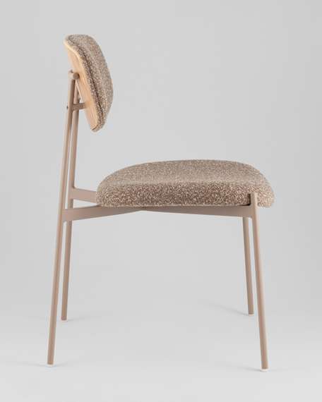 Стул Talio, коричневый, бежевые ножки