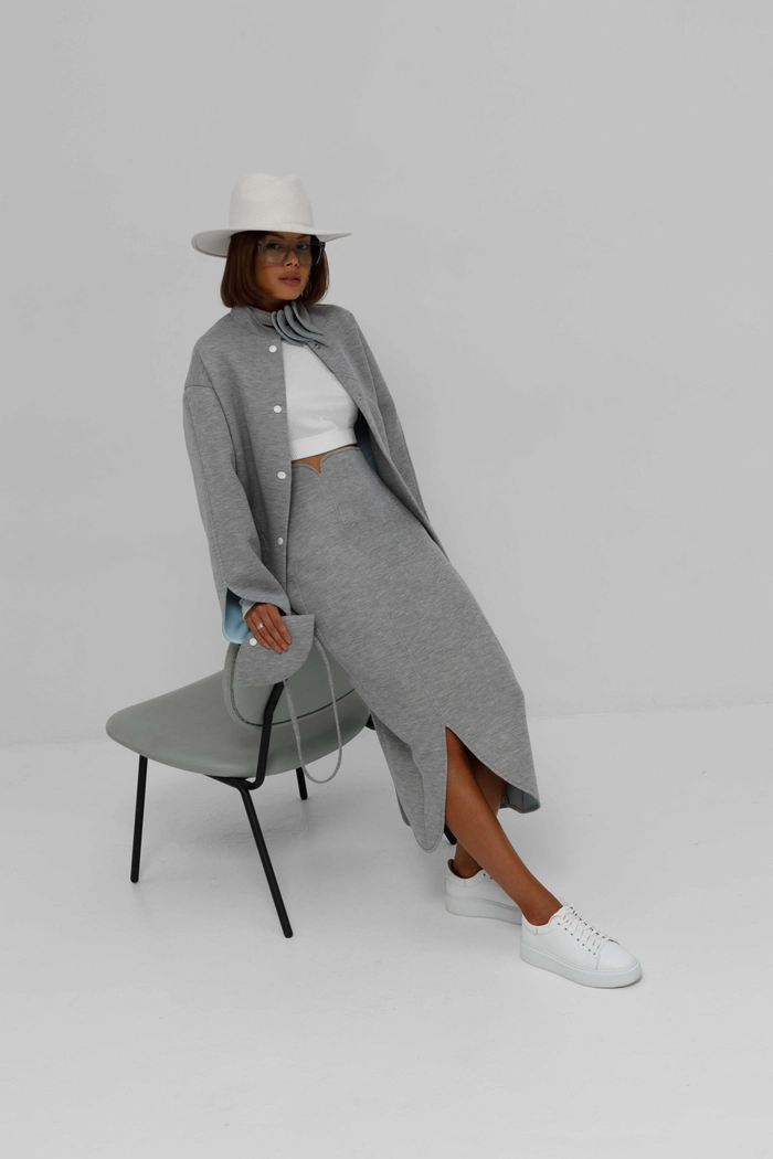 ЮБКА ТЭРЕС СЕРЫЙ