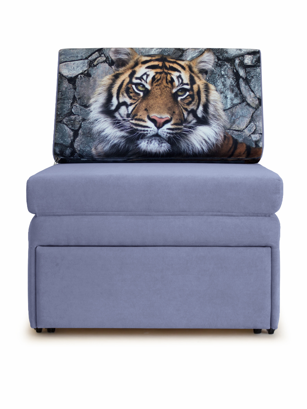 Кресло-кровать "Миник" 70 см, купон Тигр