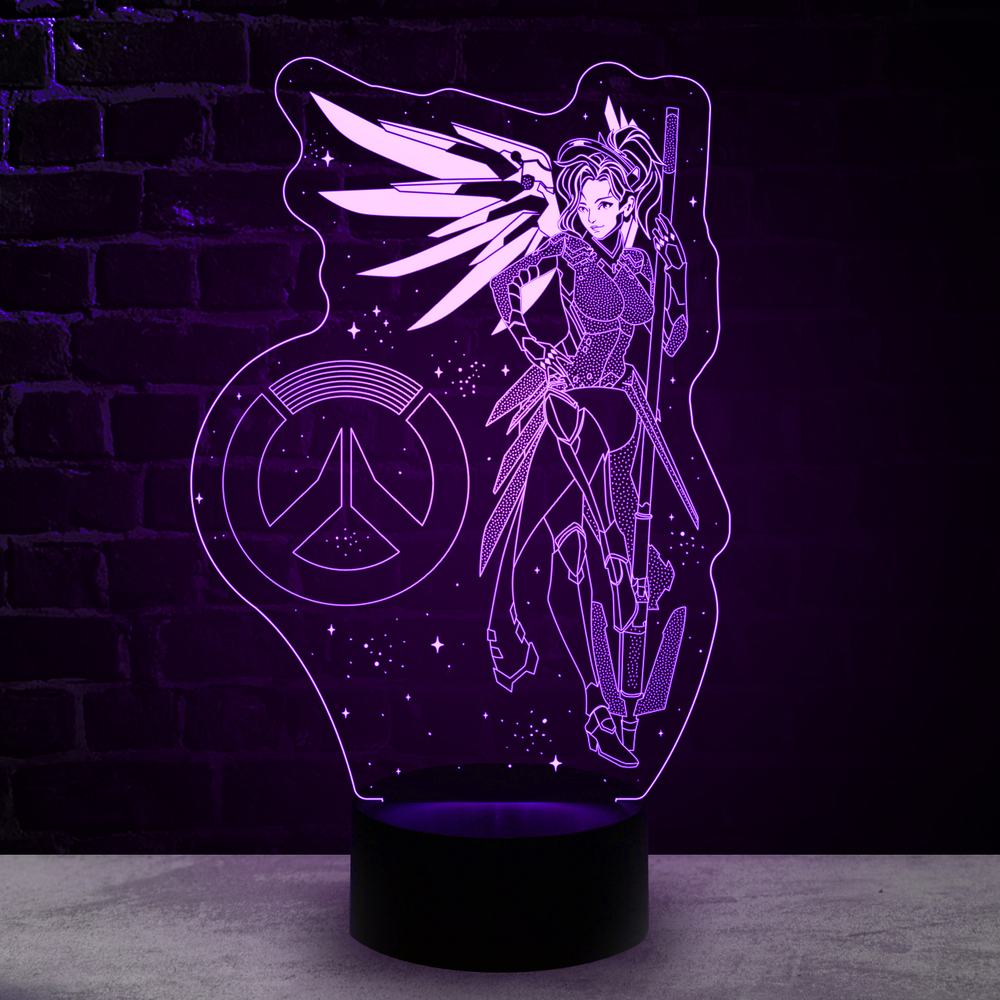 Ночник "Ангел Овервотч" (Mercy Overwatch)
