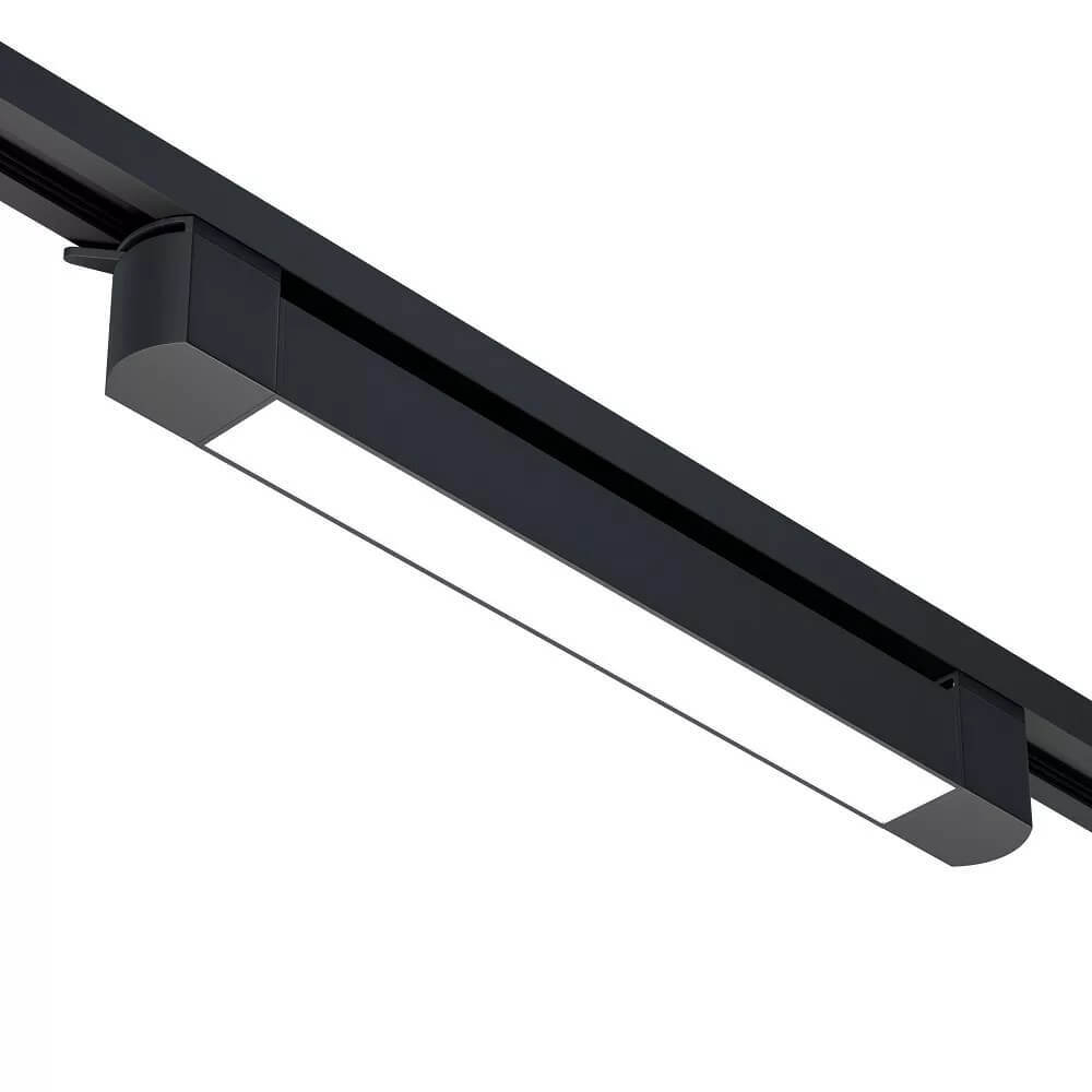 Однофазный трековый светильник Vaes RAY 12, цвет чёрный, 3000 К / 4000 К