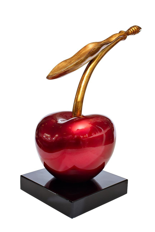Статуэтка Фигура интерьерная Скульптура декоративная  Garda Decor "Вишня" на подставке D893XS(крас.)