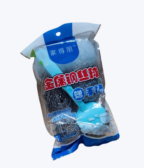 Металлическая мочалка для мытья посуды KARDLI (6 шт. в уп.)