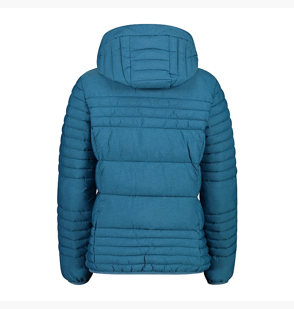 Куртка CMP Woman Jacket Snaps Hood,  артикул 31K2776M, цвет Lake (L827)