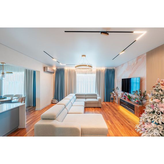 Трековый светодиодный светильник Denkirs Smart Linear DK8014-BK