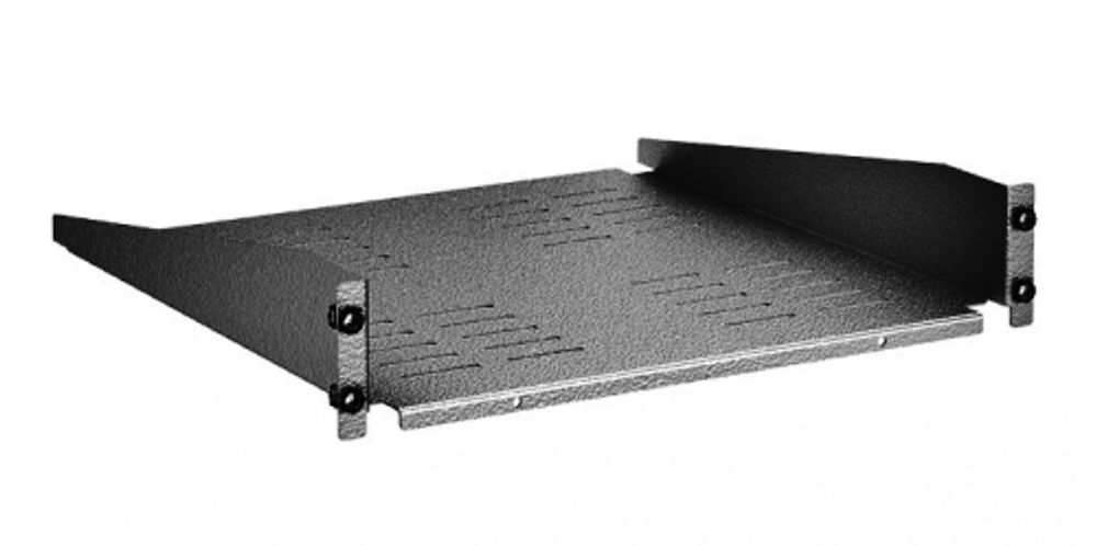 Полка 2U консольная, глубина 400мм, для 19&quot; IT-корпусов, RAL9005