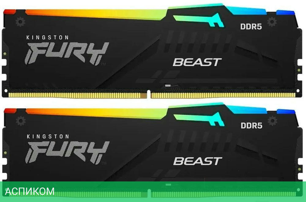 Оперативная память Kingston Fury Beast 2x16GB DDR5 (KF556C40BBAK2-32)