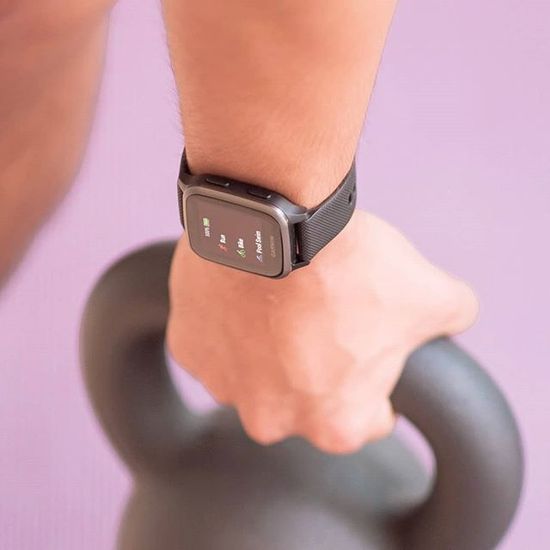 Смарт часы Garmin Venu Sq Music Edition темно-зеленый с серым алюминиевым безелем 010-02426-13