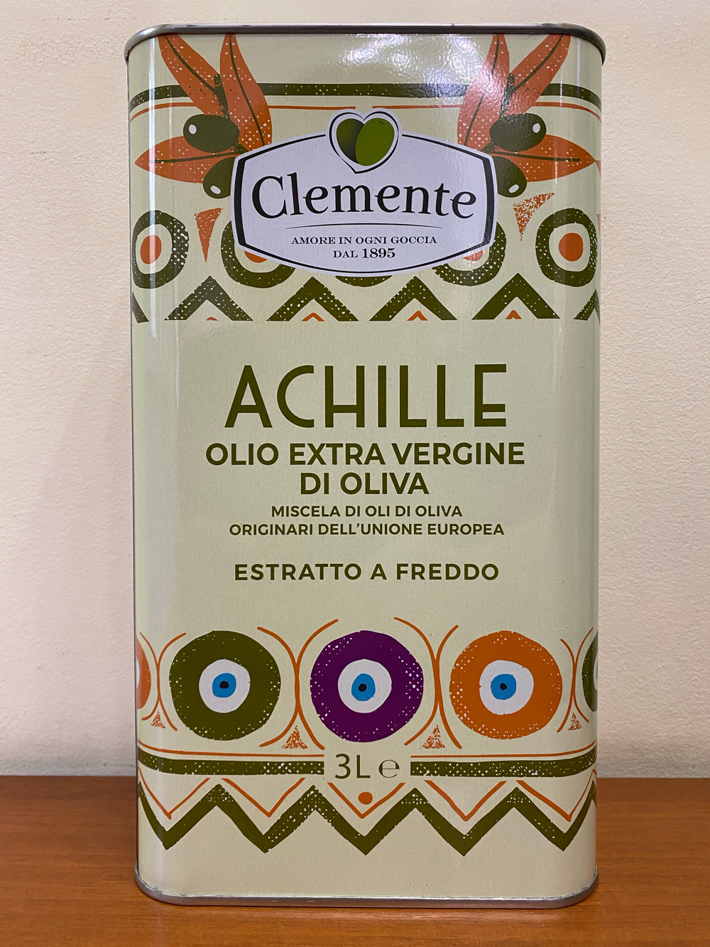 Оливковое масло Clemente "ACHILLE" 3 л, Италия