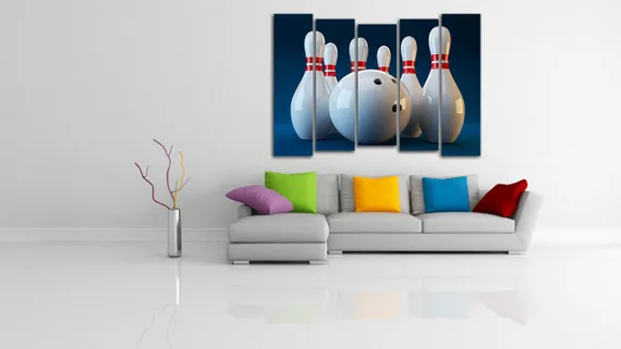 Модульная картина "Боулинг клуб"