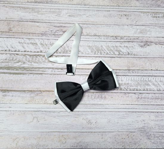 Галстук бабочка классика, лайм глянец