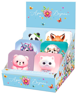 Набор мини-открыток ЗВЕРЯТА/120шт 0994.733