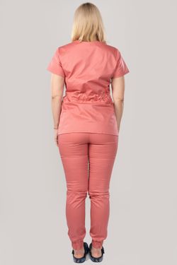 Костюм медицинский женский 386 ТЕРРАКОТ