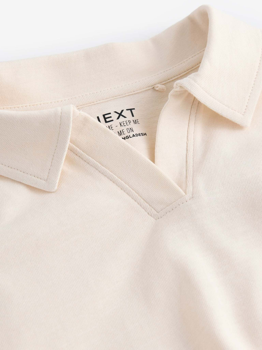 Толстовка с воротником для девочки Next N90-174, Кремовый