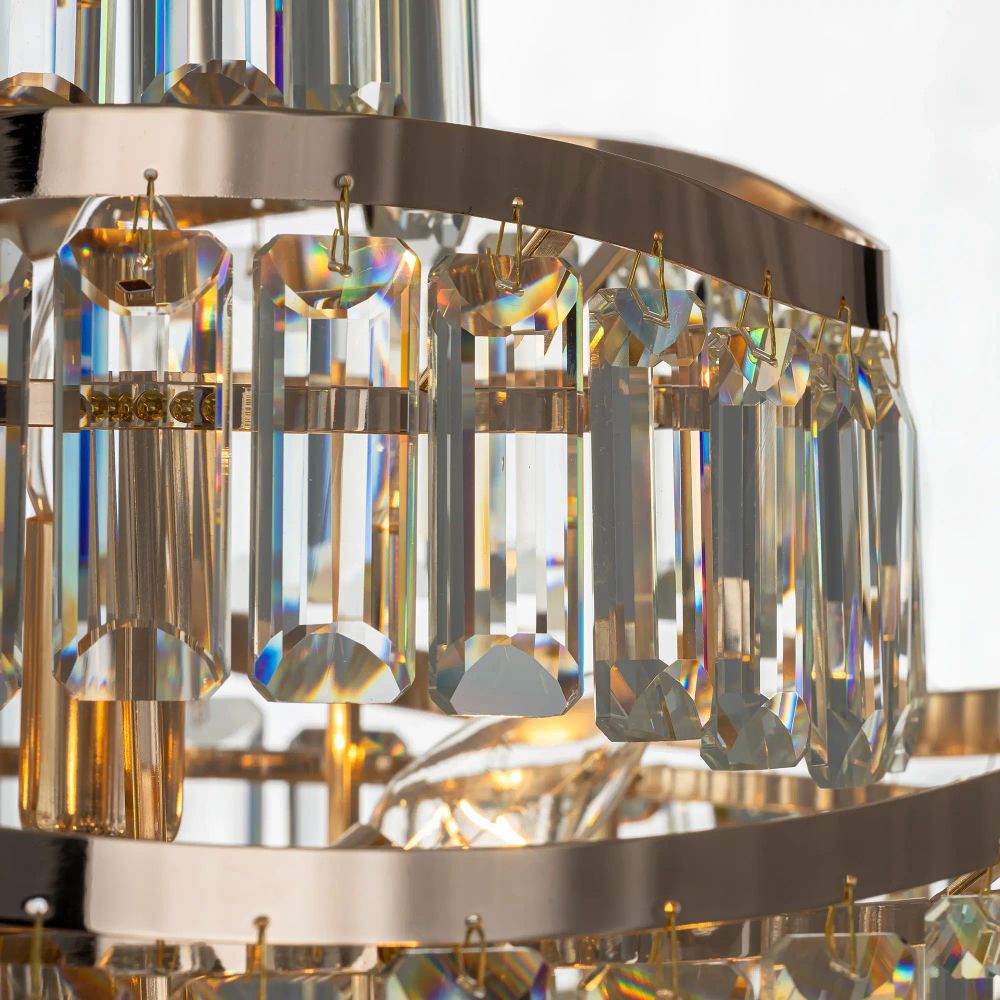 Citilux NAIAD CL315192 Люстра хрустальная подвесная Золото