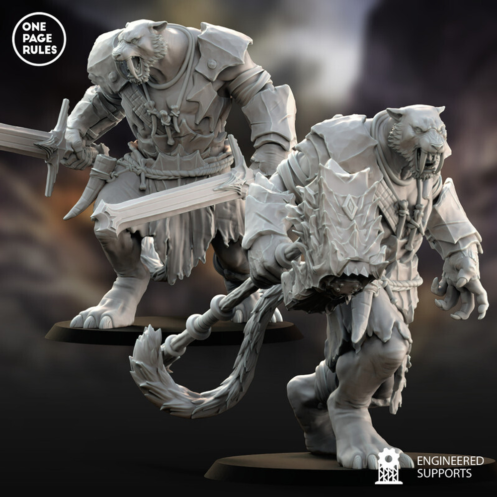 Grand Alliance Chaos Beasts of Chaos Bullgors 1 шт. миниатюра для dnd, днд, pathfinder, фентези, Настольная игра, НРИ, Варгейм, РПГ
