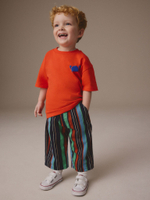 Брюки широкие для мальчика Next E82-338, Черный, Кирпичный, Голубой