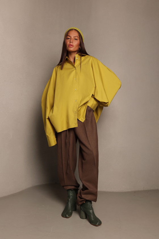 Брюки широкого кроя