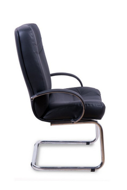 Кресло для руководителя МИНИСТР КОРОТКИЙ ХРОМ КОНФЕРЕНЦ