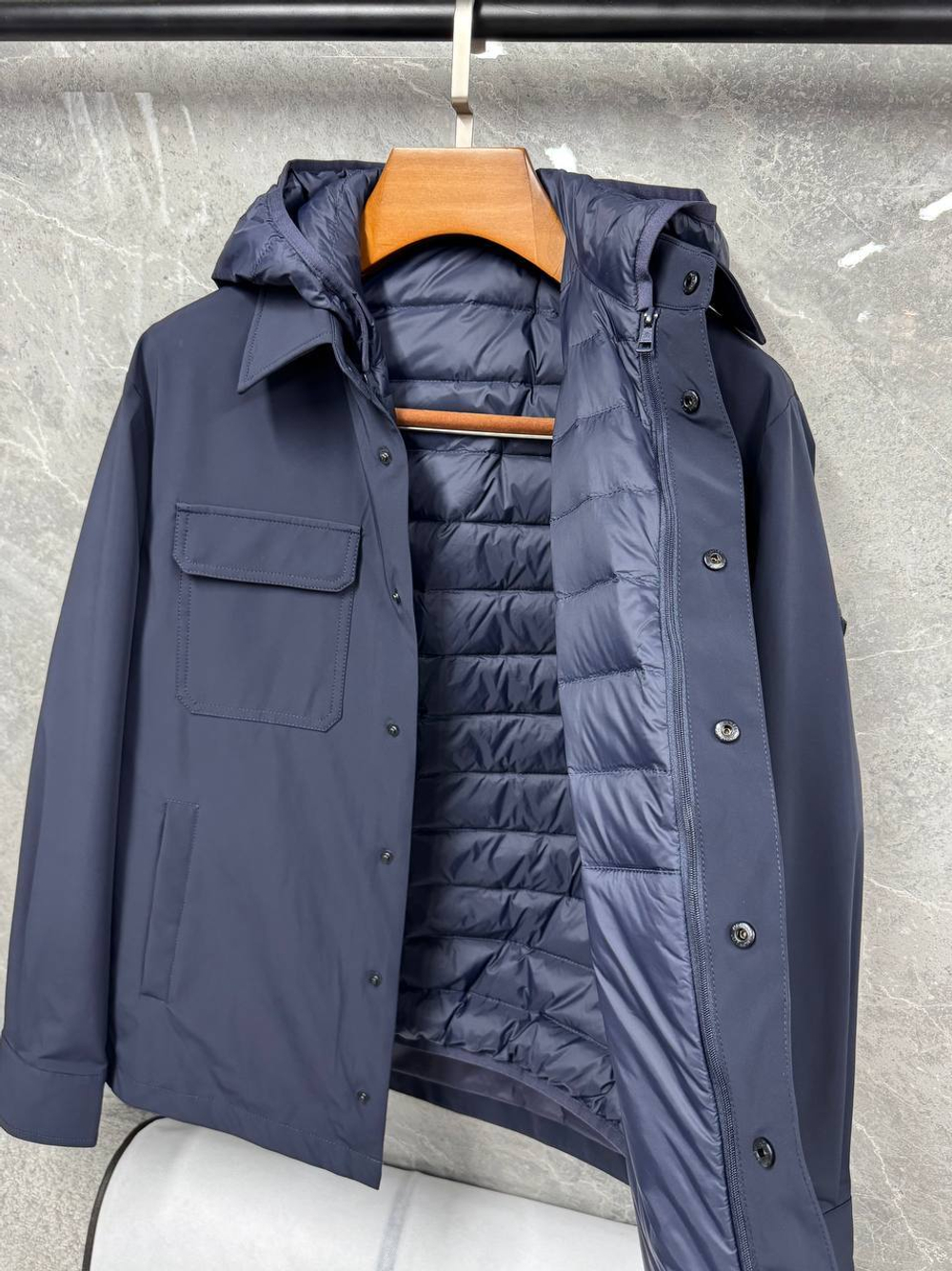 Куртка Moncler с съемной подкладой