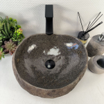 Раковина из речного камня RS-65417 42*39*15 0861