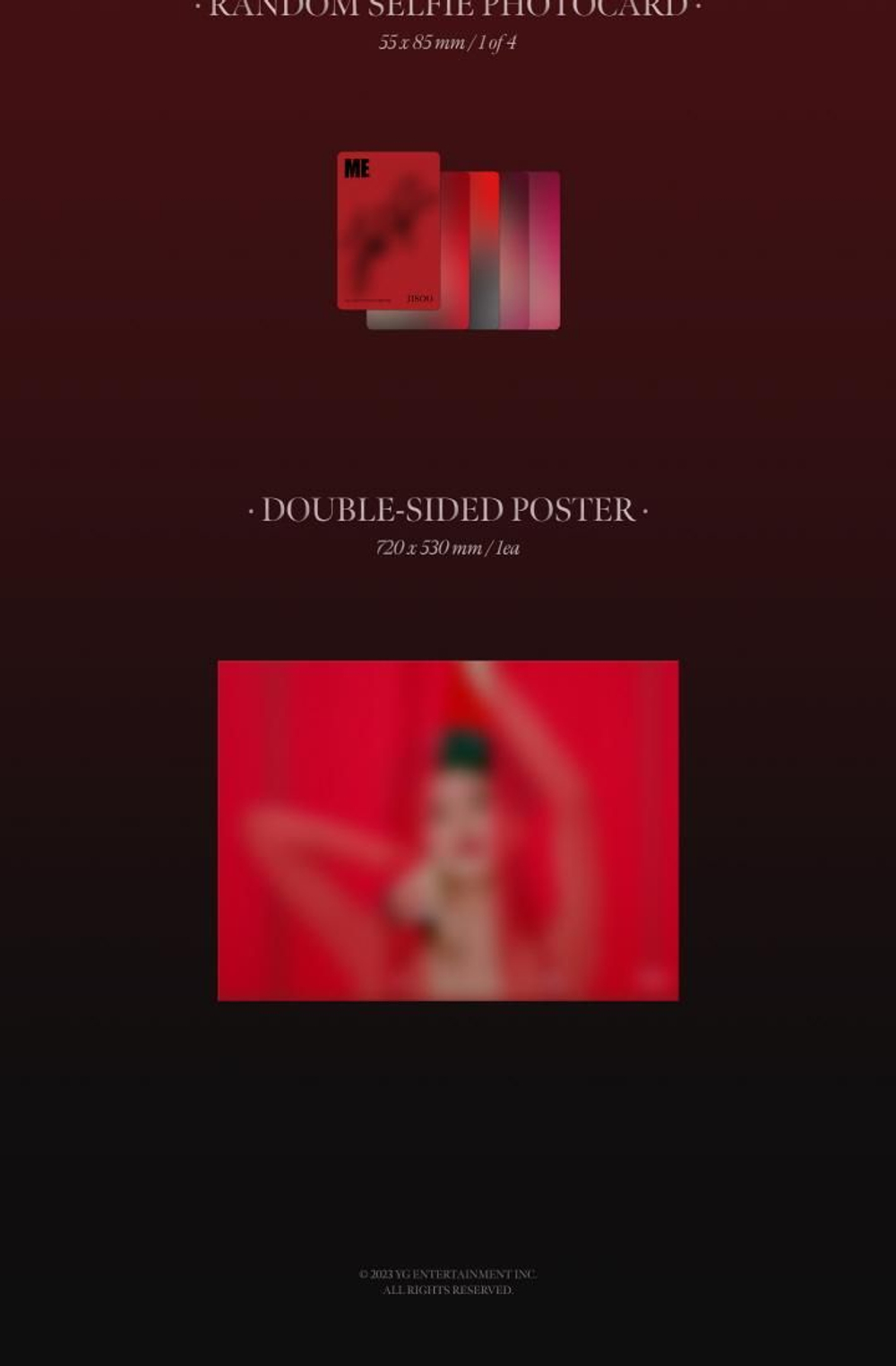 Альбом JISOO - ME JISOO 1st Single Album 2 Version SET