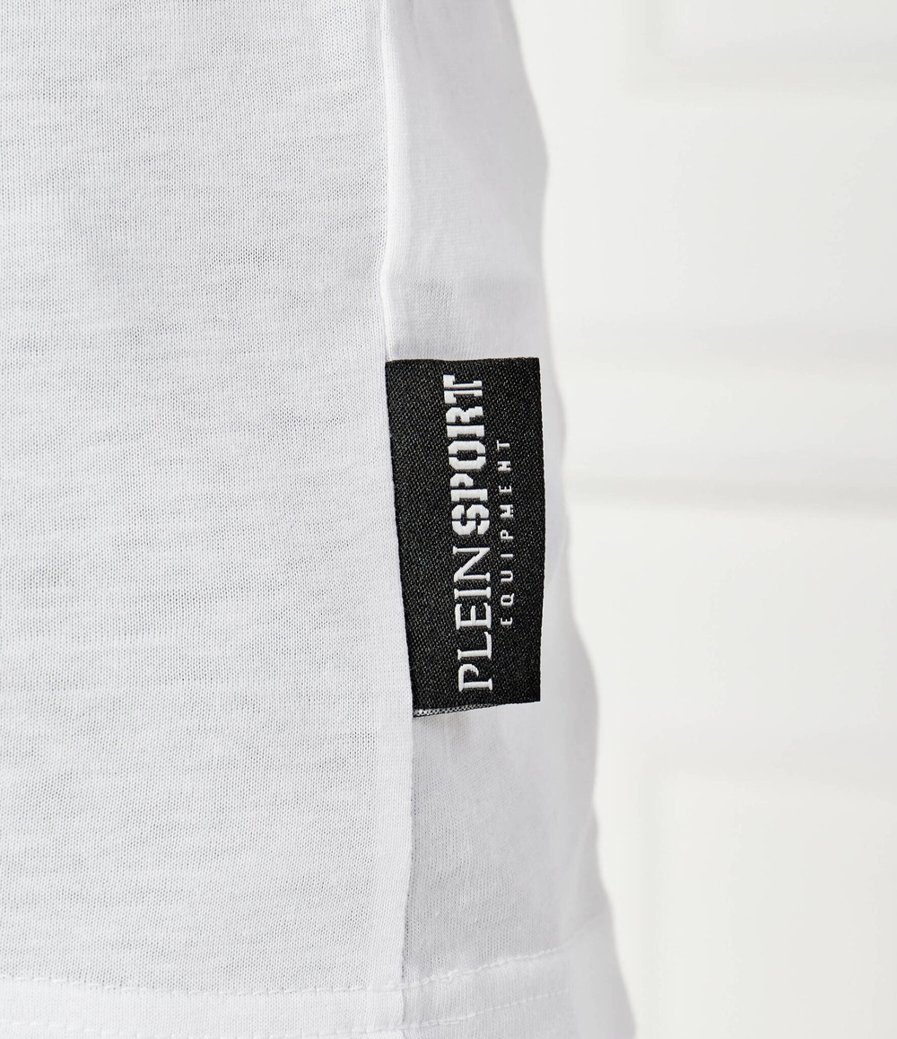 Футболка Carbon Tiger Plein Sport - белый(MTK7542 STE003N)