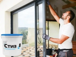 Герметик Стиз B 3 кг, Белый, для внутреннего слоя монтажного шва