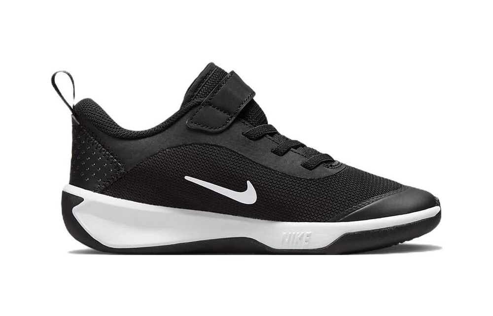 Middle-aged children's Nike Omni Multi-Court shock absorption, non-slip, wear-resistant sports casual shoes black and white