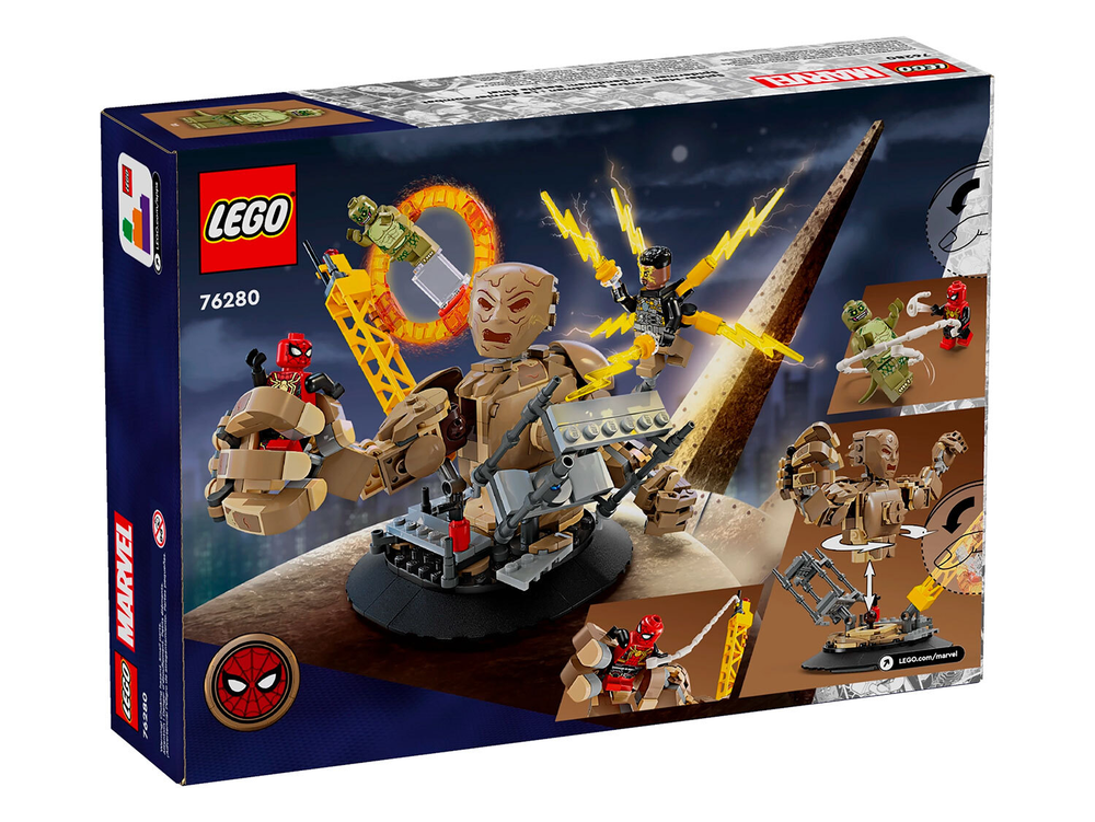 Конструктор LEGO Super Heroes 76280 Человек-паук против Песочного человека: Последняя битва