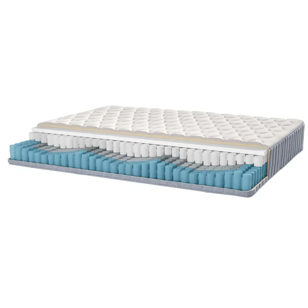 Матрас - VÅGSTRANDA /VАGSTRANDA IKEA/ ВОГСТРАНДА  ИКЕА,  200х160 см, белый/серый