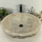 Каменная раковина из мрамора Erozy Cream EM-04783 (60*51*16) 0193 из натурального камня