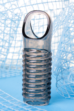 Насадка ToyFa XLover черная прозрачная 8,5 см