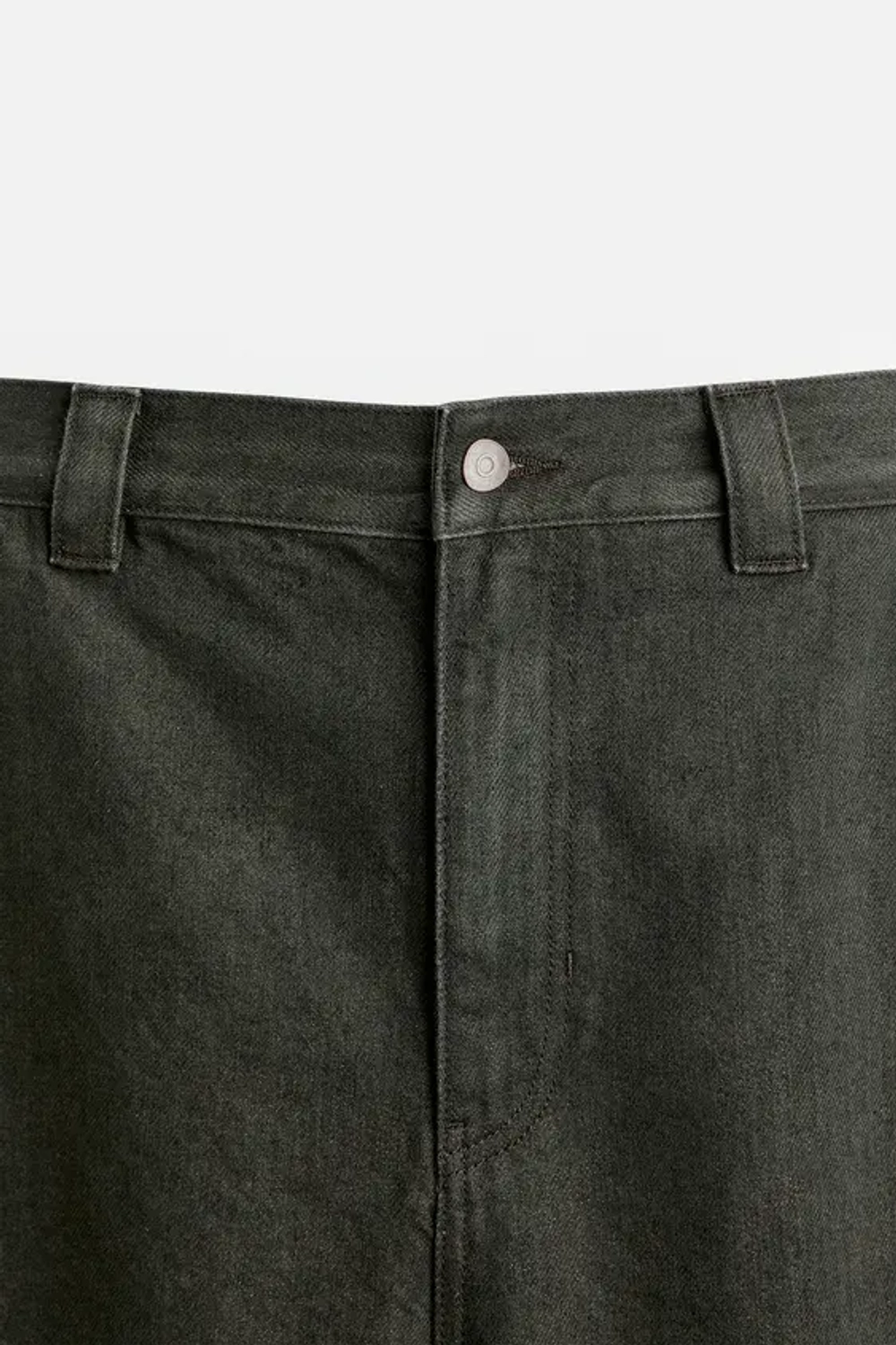 ZARA X HARRY LAMBERT ШИРОКИЕ БРЮКИ, ТЕМНО-КОРИЧНЕВЫЙ