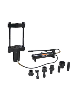 WDK-TKP75M Выпрессовщик шкворней (шкворнедав) гидравлический 75т. С ручным гидронасосом