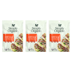 Simply Organic, смесь приправ для тако, 3 пакетика по 28 г (1 унции)