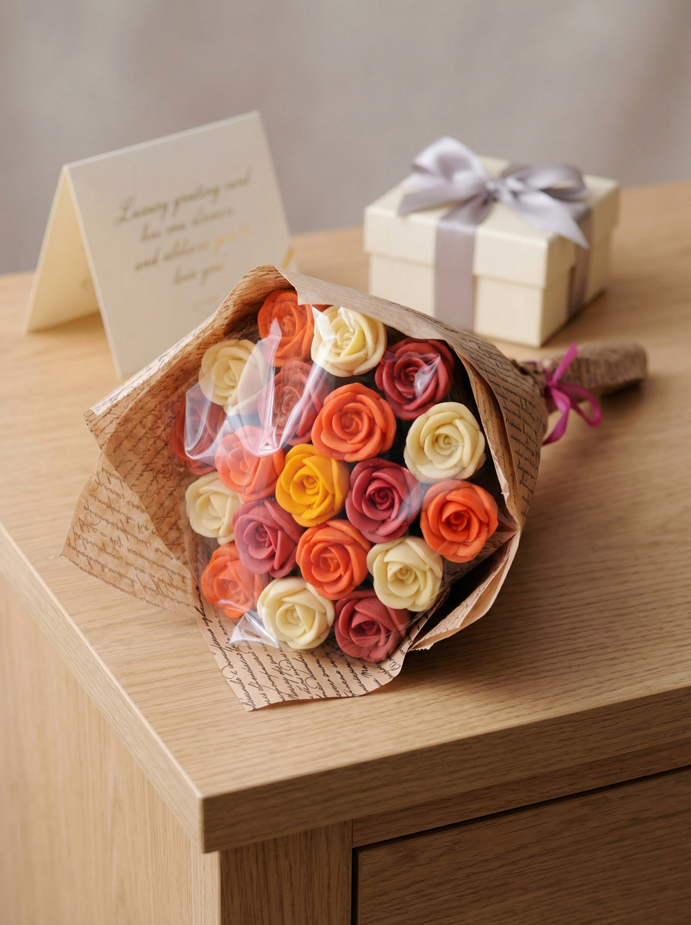 Шоколадный букет "Мини-розы" 19 штук