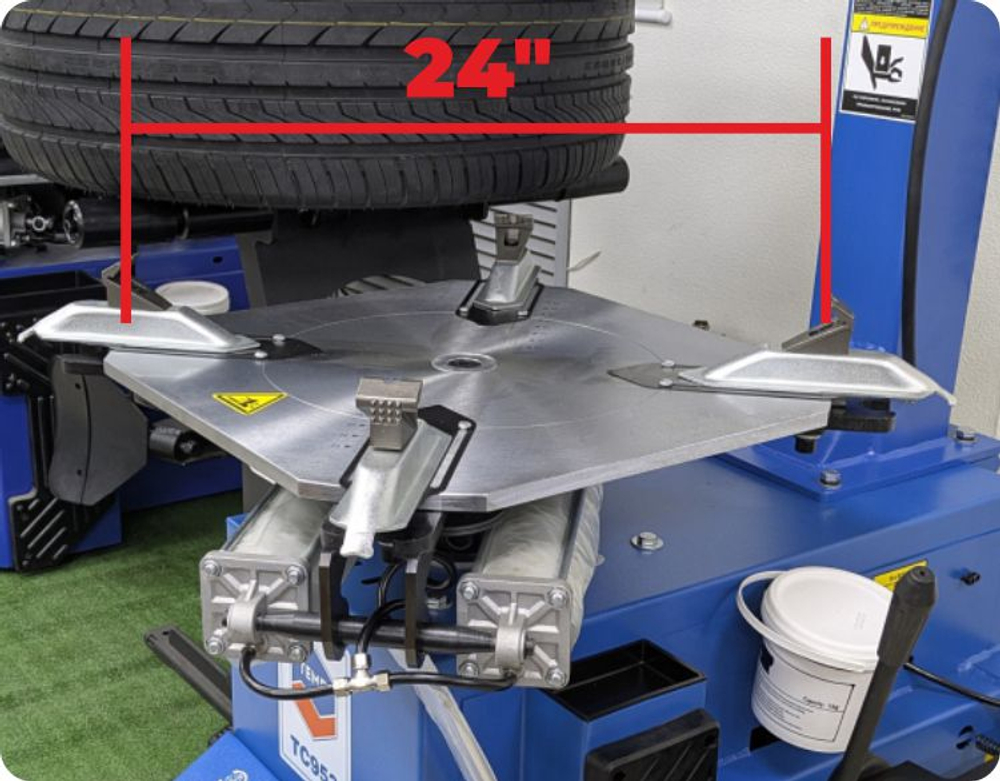 ТЕМП TC953 Станок шиномонтажный полуавтоматический, 10-24", 220 В