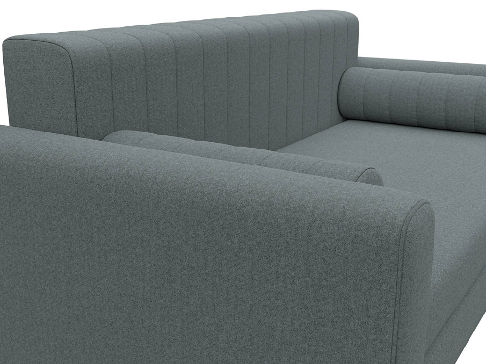 Диван прямой Лига-070 РОГОЖКА Амур 07 серый