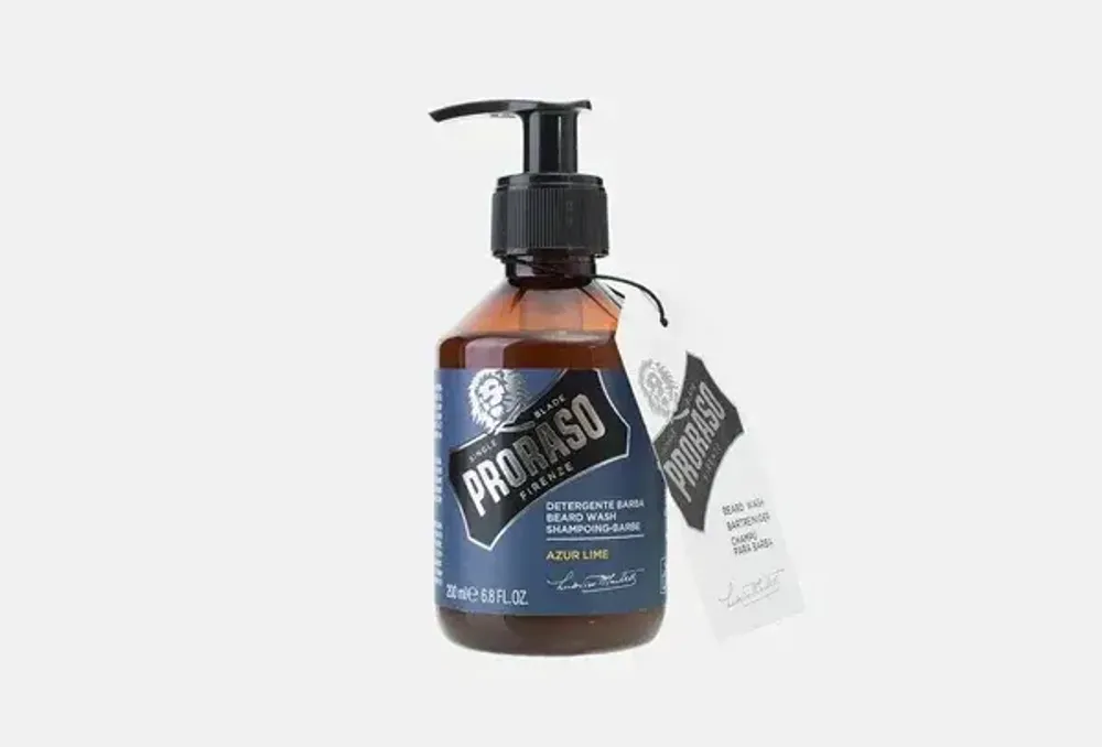 Proraso Шампунь для бороды Azur lime, 200 мл