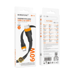 Кабель TypeC - TypeC BOROFONE BX118 60W (черный) 1м