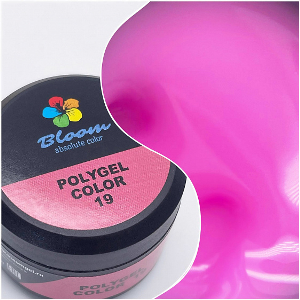 POLY GEL (Полигель), баночка 15 мл №19 bloom