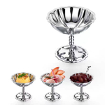 Металлическая креманка из нержавеющей стали